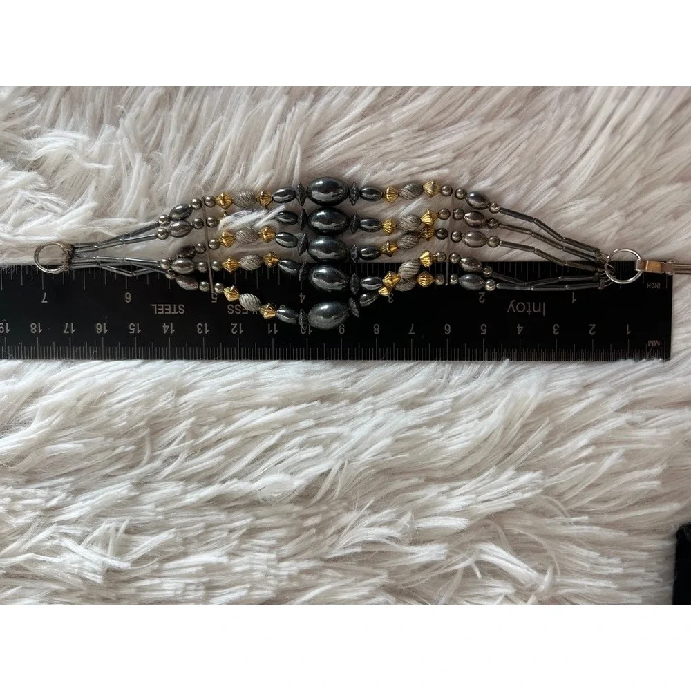 Vintage Hematite Bracelet 7